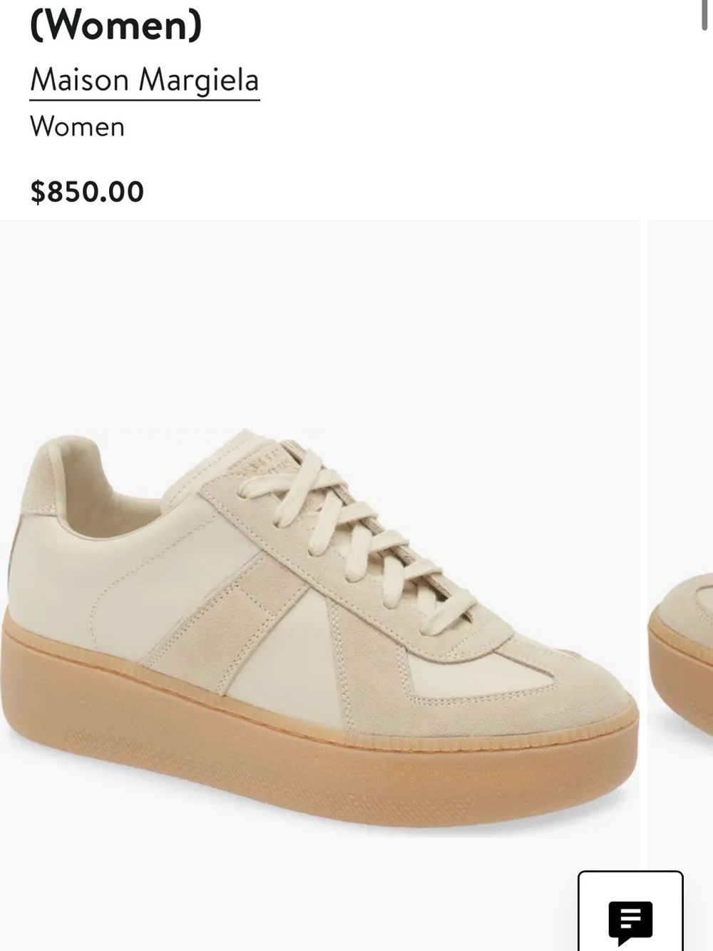 NEW Maison Margiela Replica Platform Sneaker size 37